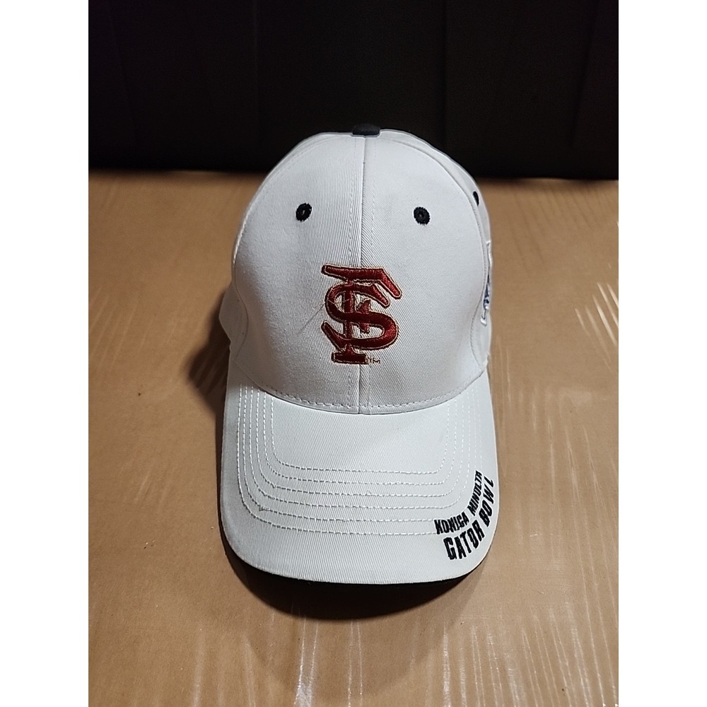 FSU Florida State 2010 Gator Bowl Hat Konica Minolta Bobby Bowden Final Game